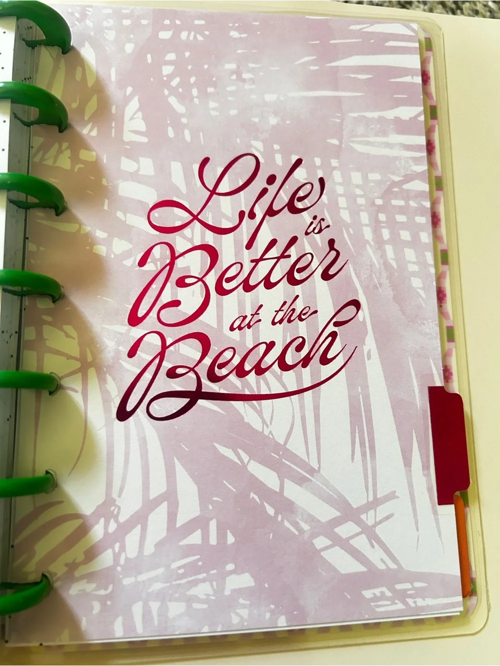 Mini Happy Planner Vacation Lot